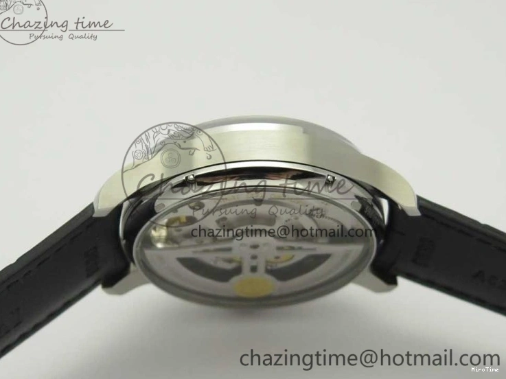 MIROTIME 0809 Portuguese Tourbillon IW5046 SS ZF Best Edition Gray Dial on Black Leather Strap SunProtective 7147